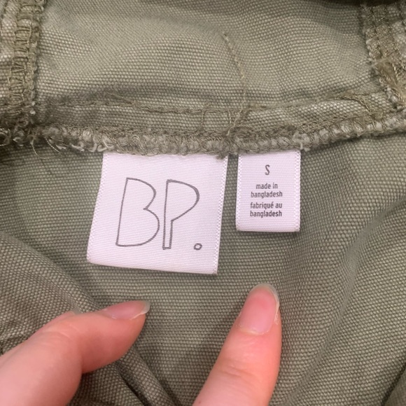 New BP. Hooded Field Military Jacket Olive Women’s Size Small - Picture 9 of 10